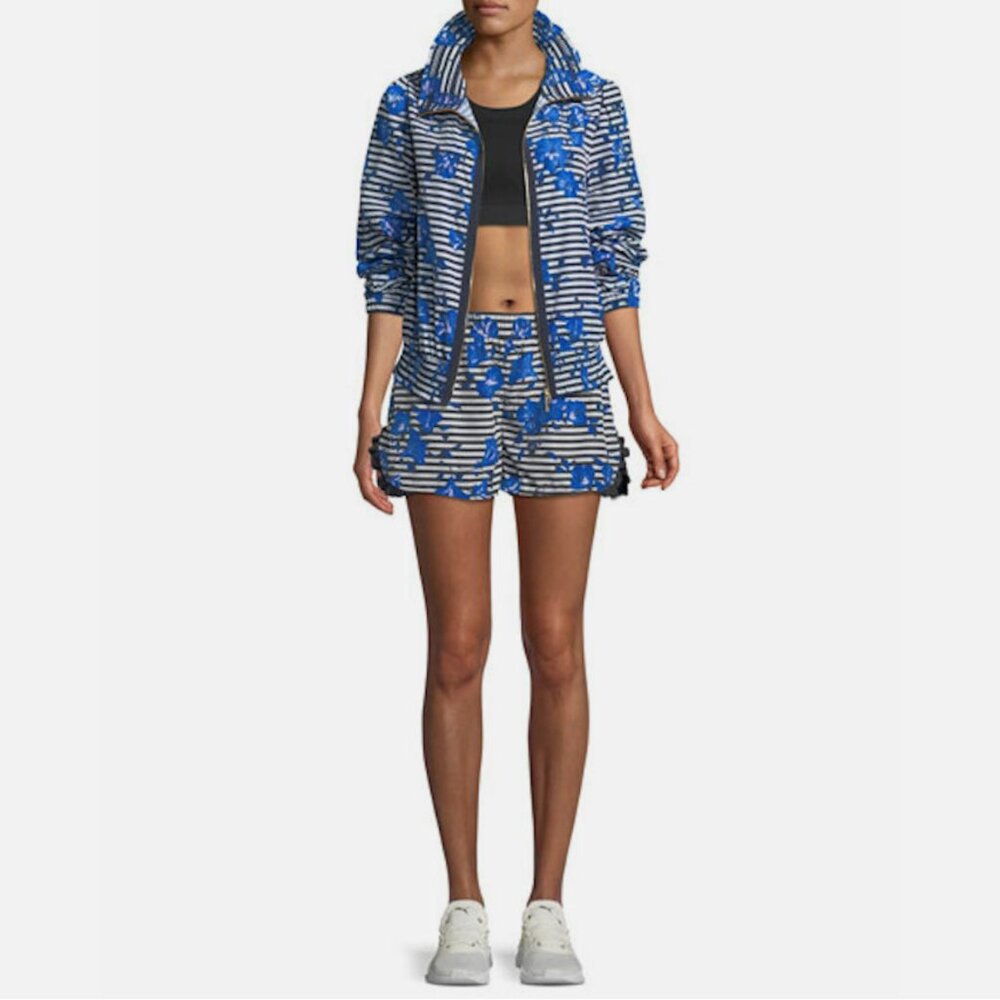 Kate Spade New York Striped Hibiscus Jacket